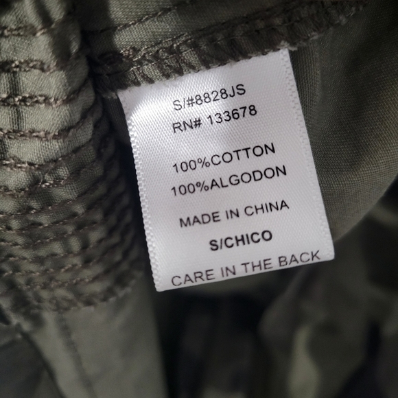 Love Tree Green Camo Full Zip Utility Jacket - Picture 11 of 11